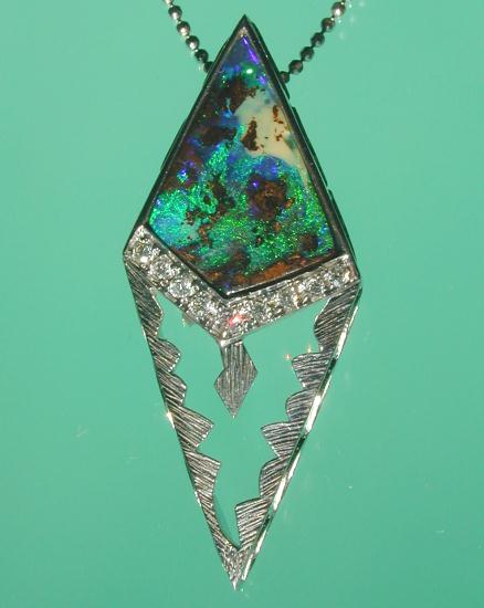 Yowah Opal Pendant