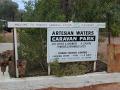 Artesian Waters Caravan Park Sign